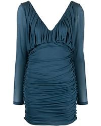 Saint Laurent - Draped Dress For - Lyst