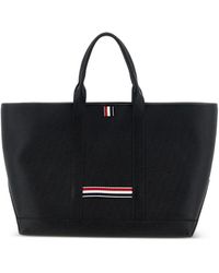 Thom Browne - Medium Leather Tote Bag - Lyst