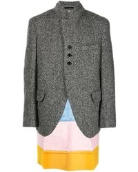 Comme des Garçons - Blazer con panel y diseño colour block - Lyst