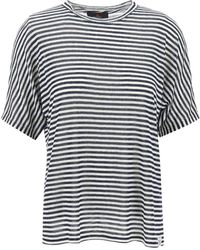 Peuterey - T-Shirt Rayé À Manches Courtes - Lyst