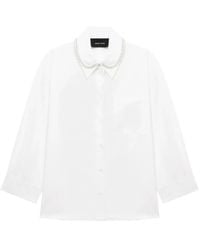 Simone Rocha - Blouse Verfraaid Met Parel - Lyst