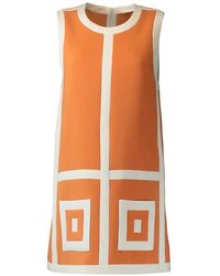 Alexis - Estara Geometric-Pattern Mini Dress - Lyst