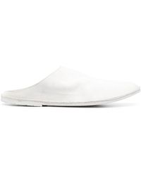 Marsèll - Strasacco Round-toe Leather Slippers - Lyst