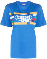 Missoni - T-shirt en coton à logo imprimé - Lyst
