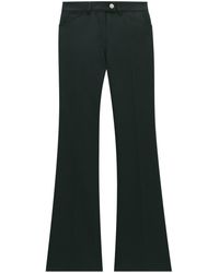 Courreges - High Waisted Wide-leg Trousers - Lyst