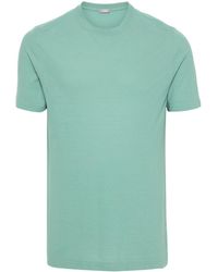 Zanone - Klassisches T-Shirt - Lyst