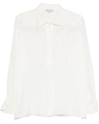 Antonelli - Pleated-Bib Long-Sleeve Shirt - Lyst