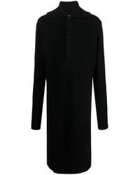 Yohji Yamamoto - Hooded Glove-Sleeves Maxi Cardigan - Lyst