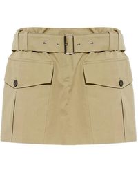 IRO - Belted Mini Skirt - Lyst