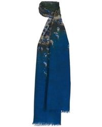 Akris - Boat Print Fringed Scarf - Lyst