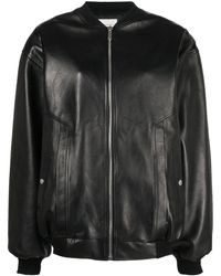 Magda Butrym - Zip-Up Sheepskin Bomber Jacket - Lyst