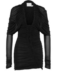 Christopher Esber - Robe Courte Orion À Fronces - Lyst