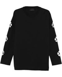 Simone Rocha - Cut-Out Long-Sleeve T-Shirt - Lyst