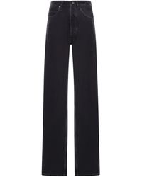 Saint Laurent - V-Waist Baggy Jeans - Lyst
