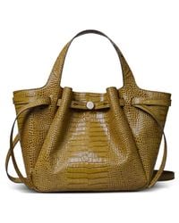 Tory Burch - Small Romy Croc-Embossed Tote Bag - Lyst