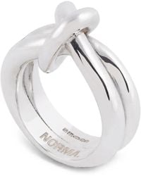 NORMA JEWELLERY - Xl Knot-Detail Ring - Lyst
