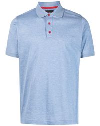 Kiton - Short-sleeve Cotton Polo Shirt - Lyst