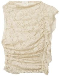 A.L.C. - Top Met Ruches En Kant - Lyst