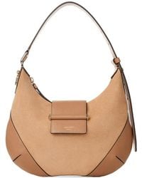 Jimmy Choo - Small Bar Hobo Leather Shoulder Bag - Lyst
