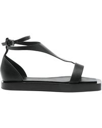 Max Mara Velaflat Sandals in Brown | Lyst