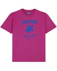 Vilebrequin - Logo-Print Cotton T-Shirt - Lyst