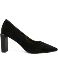 SERGIO MORETTI FIRENZE - Pointed-Toe Block-Heel Pumps - Lyst
