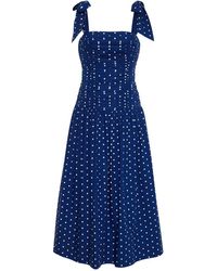 Cara Cara - Robe Mi-Longue Rahi À Pois - Lyst