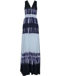 Proenza Schouler - Tie-Dye Print Midi Dress - Lyst