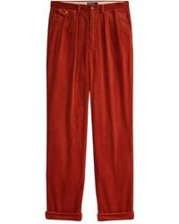 Polo Ralph Lauren - Pleated-Corduroy Trousers - Lyst