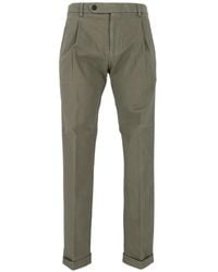 Berwich - Pleated Turn-Up Straight-Leg Trousers - Lyst