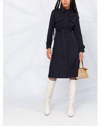 Sandro - Belted Trench Coat - Lyst