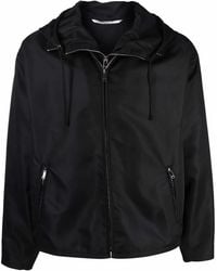 Valentino Garavani - Dual Zip-Detail Hooded Short Jacket - Lyst