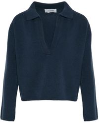 Yves Salomon - Shirt Collar Sweater - Lyst