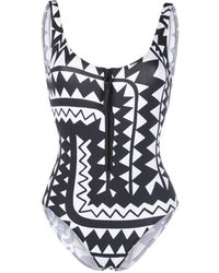 Eres - Tipi Geometric-print Swimsuit - Lyst