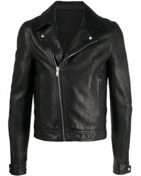 Rick Owens Black Leather Cyclops Biker Jacket for Men | Lyst Rick Owens Black Leather Cyclops Biker Jacket for Men | Lyst