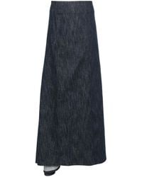 Brunello Cucinelli - デニム マキシスカート - Lyst