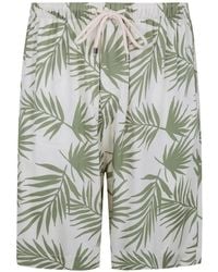 Laneus - Palm-Leaf Print Shorts - Lyst