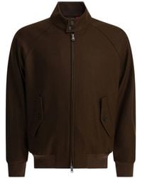 Baracuta - G9 Melton Zip-Front Jacket - Lyst
