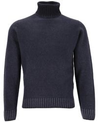 Al Duca d'Aosta - Ribbed-Knit Roll-Neck Sweater - Lyst