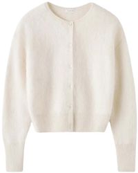 Almada Label - Coco Brushed Buttoned Cardigan - Lyst