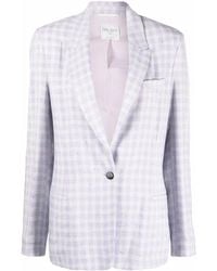 Forte Forte - Check-Print Blazer - Lyst