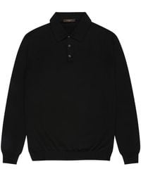 Zanone - Buttoned Polo Shirt - Lyst