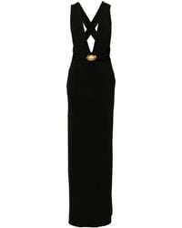Tom Ford - Plunging-neck Sleeveless Gown - Lyst