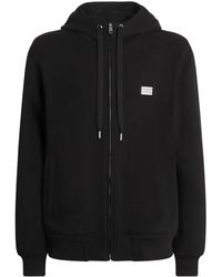 Dolce & Gabbana - Jersey Zip-up Hoodie - Lyst