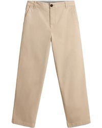 Woolrich - Twill Straight-Leg Trousers - Lyst