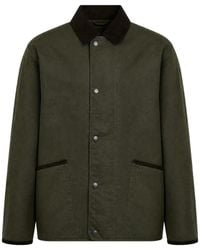 Barbour - Short Liddesdale Waxed Jacket - Lyst