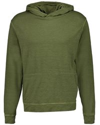 120% Lino - Linen-Blend Hoodie - Lyst
