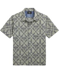 RRL - ジャカード ショートスリーブシャツ - Lyst