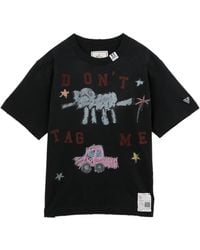 Maison Mihara Yasuhiro - Kid Doodle Printed T-Shirt - Lyst