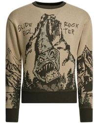 Kapital - Pullover Mit Grafischem Print - Lyst
